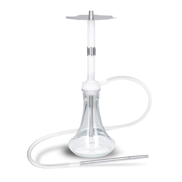 Embery Equal Hookah - Silver Snow