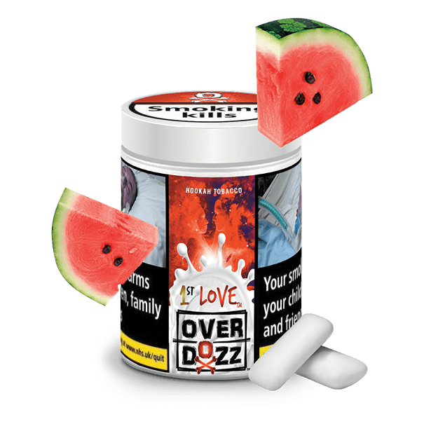 OverDozz 1st Love (Wassermelonen-Kaugummi) Geschmack - Hookah