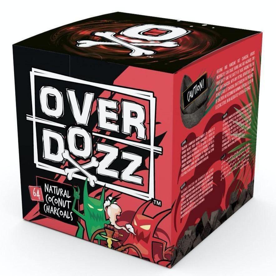 OverDozz Natural Coconut Charcoal 26mm - shishagear - UK Shisha Hookah