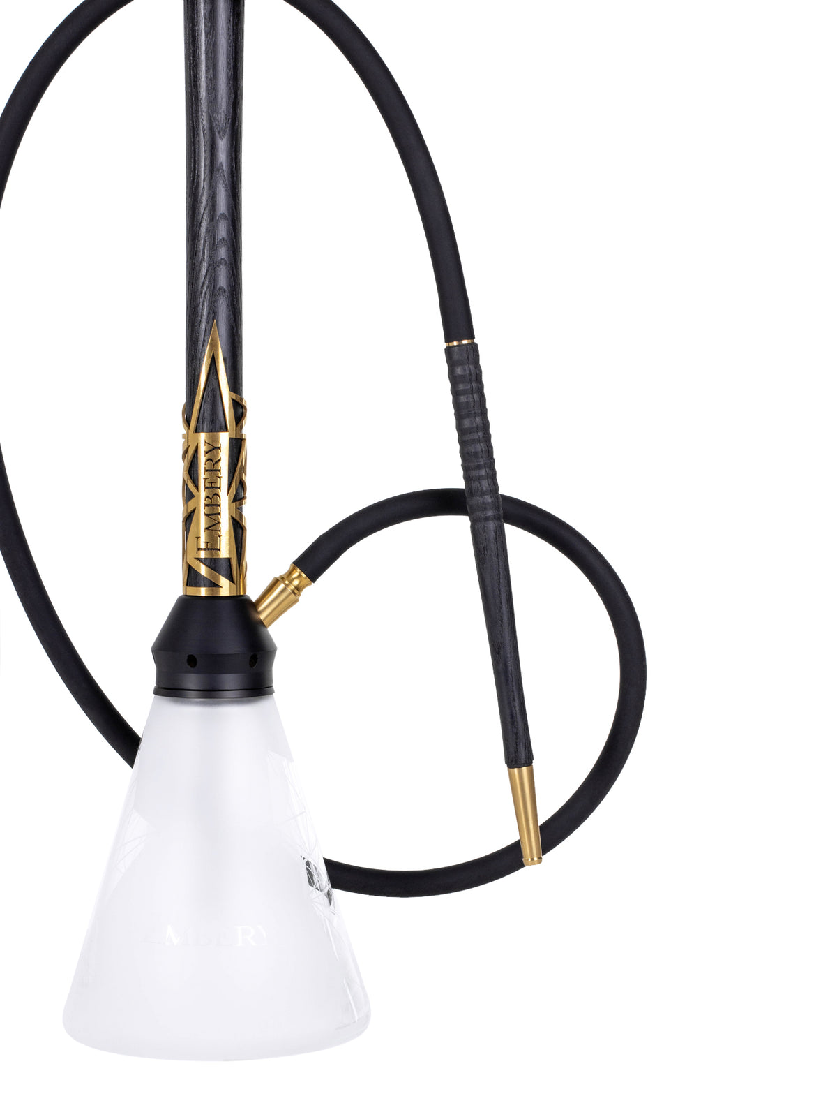 Embery Wood Envolve Hookah - Gold/Black