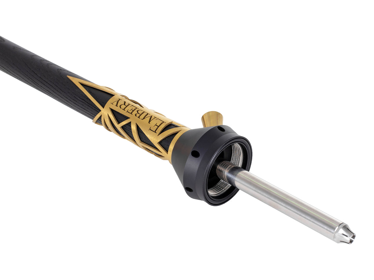 Embery Wood Envolve Hookah - Gold/Black