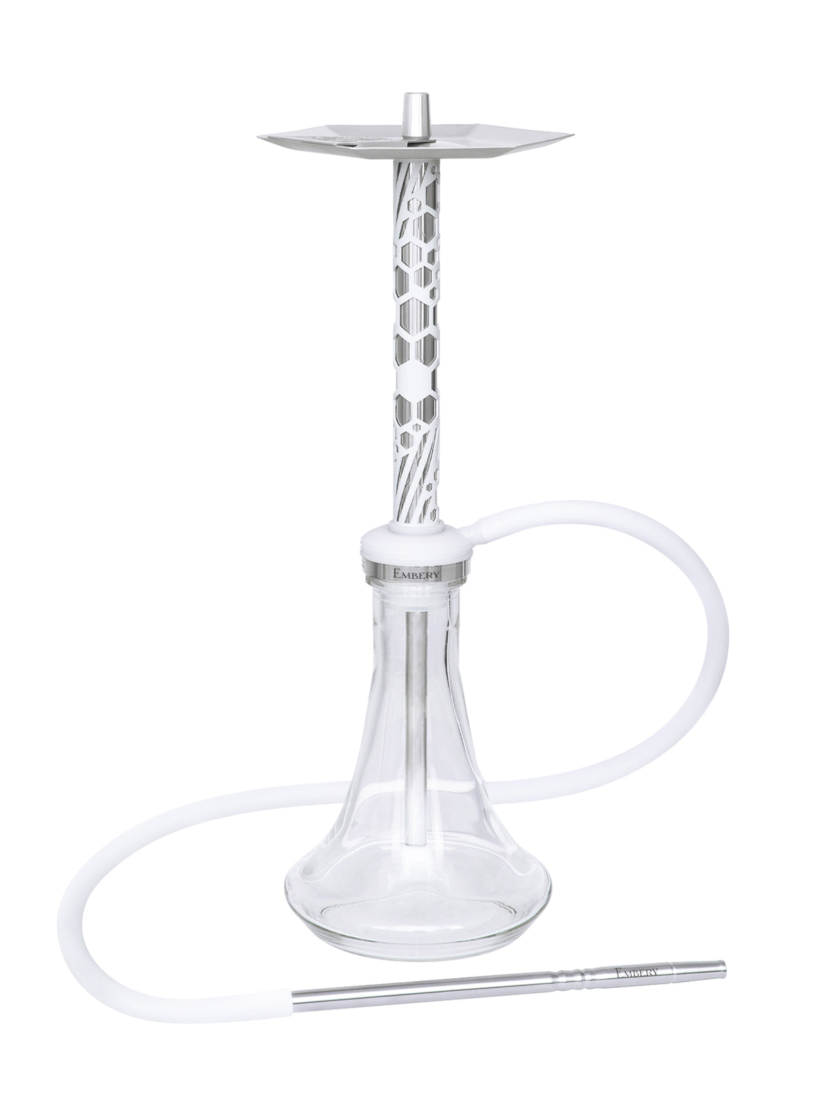 Embery Mono-H 4.0 Shisha - Silber/Snow