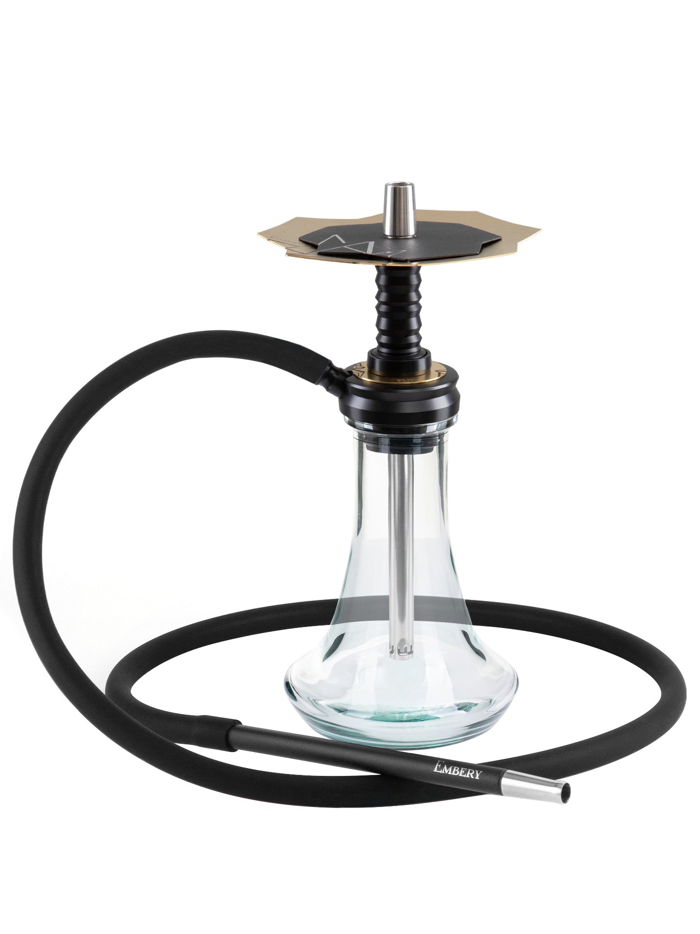 Embery Flip Hookah - Gold Black