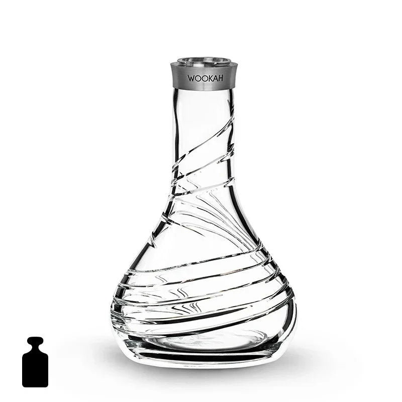 Wookah Vase Schweres Kristall Tornado