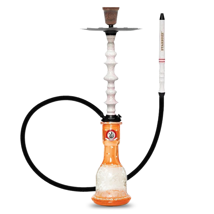 Starbuzz Wood Line Challenger Bundle - White/Red Stripes with Orange Base