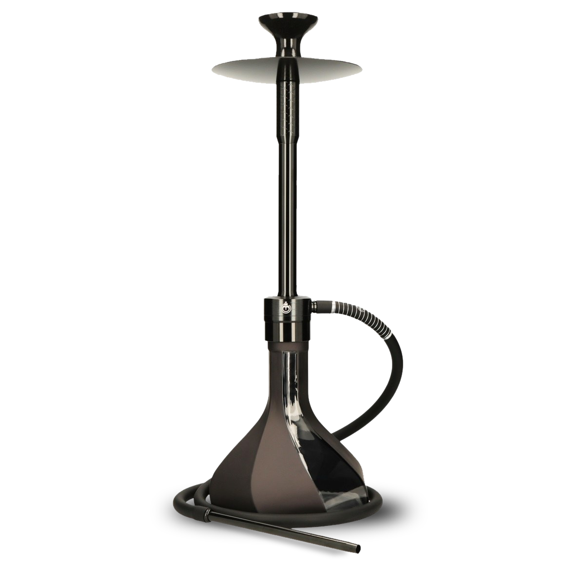 El-Badia Octagon Shisha - Full Black