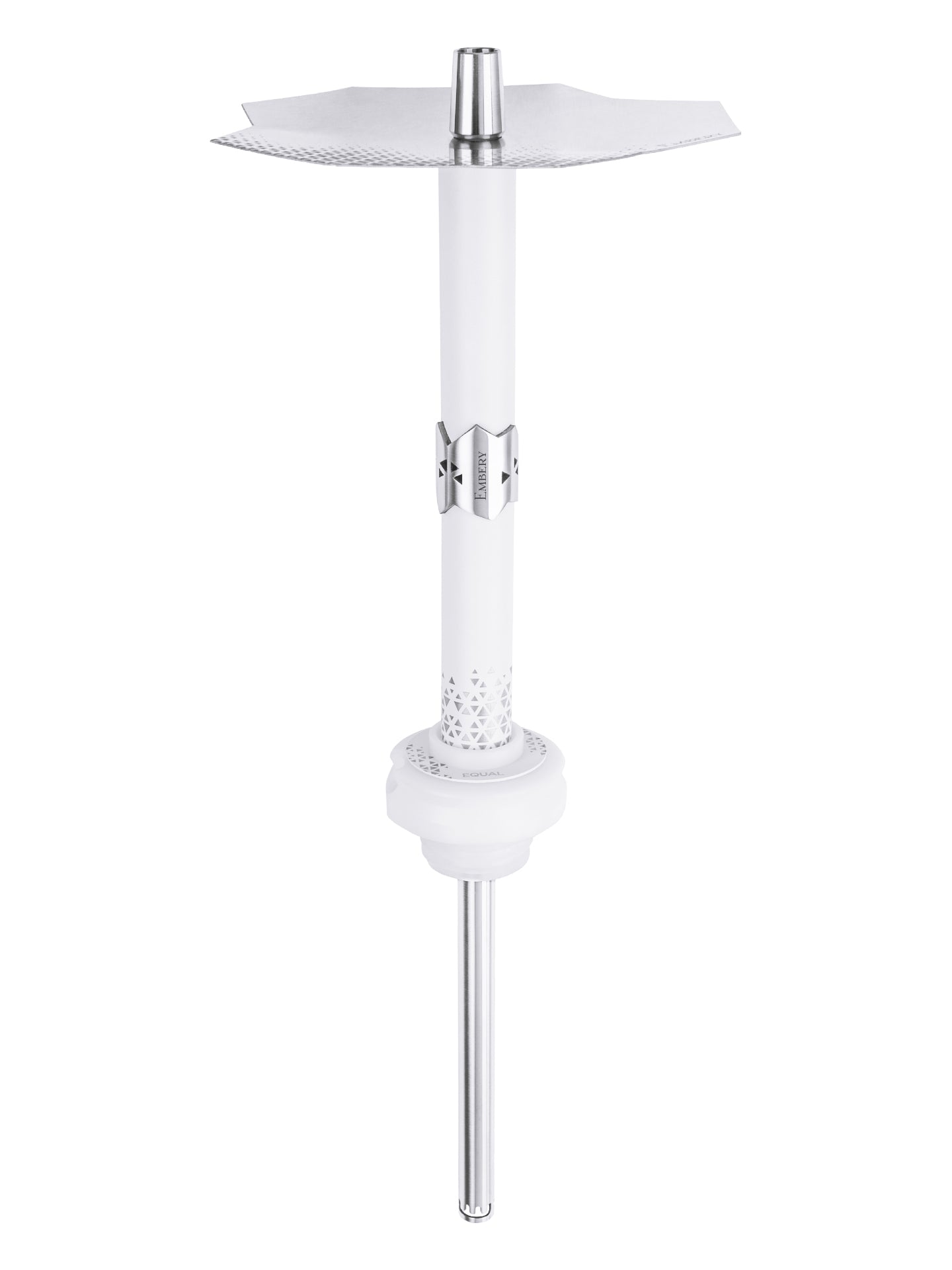 Embery Equal Hookah - Silver Snow
