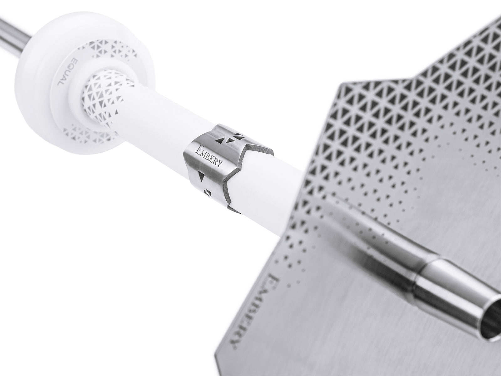Embery Equal Hookah - Silver Snow