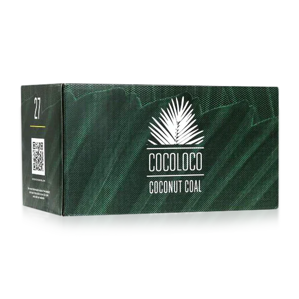Cocoloco Kokosnuss Shisha Kohle 27mm 1kg