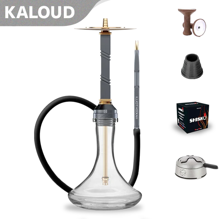 Illicit Hookah Modell XI - Schwarz