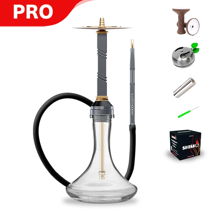 Illicit Hookah Modell XI - Schwarz