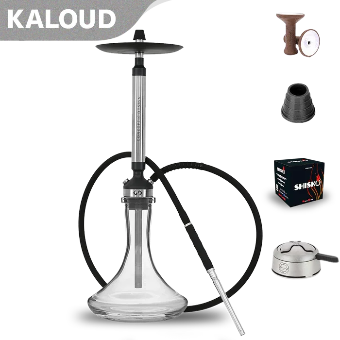 EL-Badia Conceptic Steel Hookah