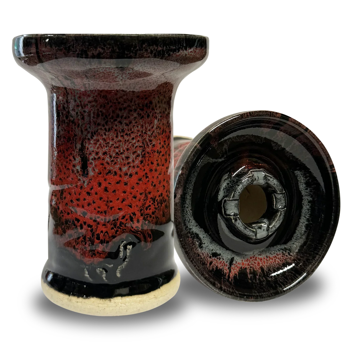 Alpaca Rook Shallow Kopf - Red Grey Black Shallow