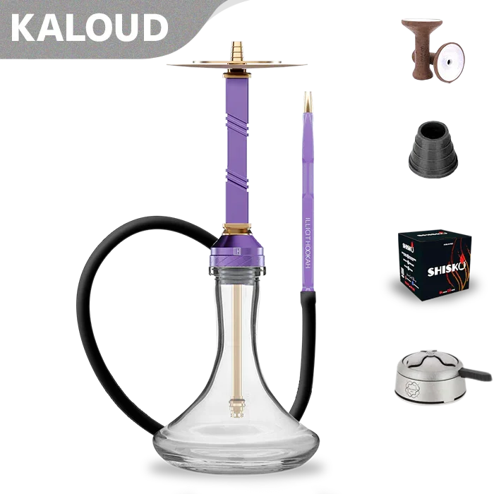 Illicit Hookah Model XI - Purple