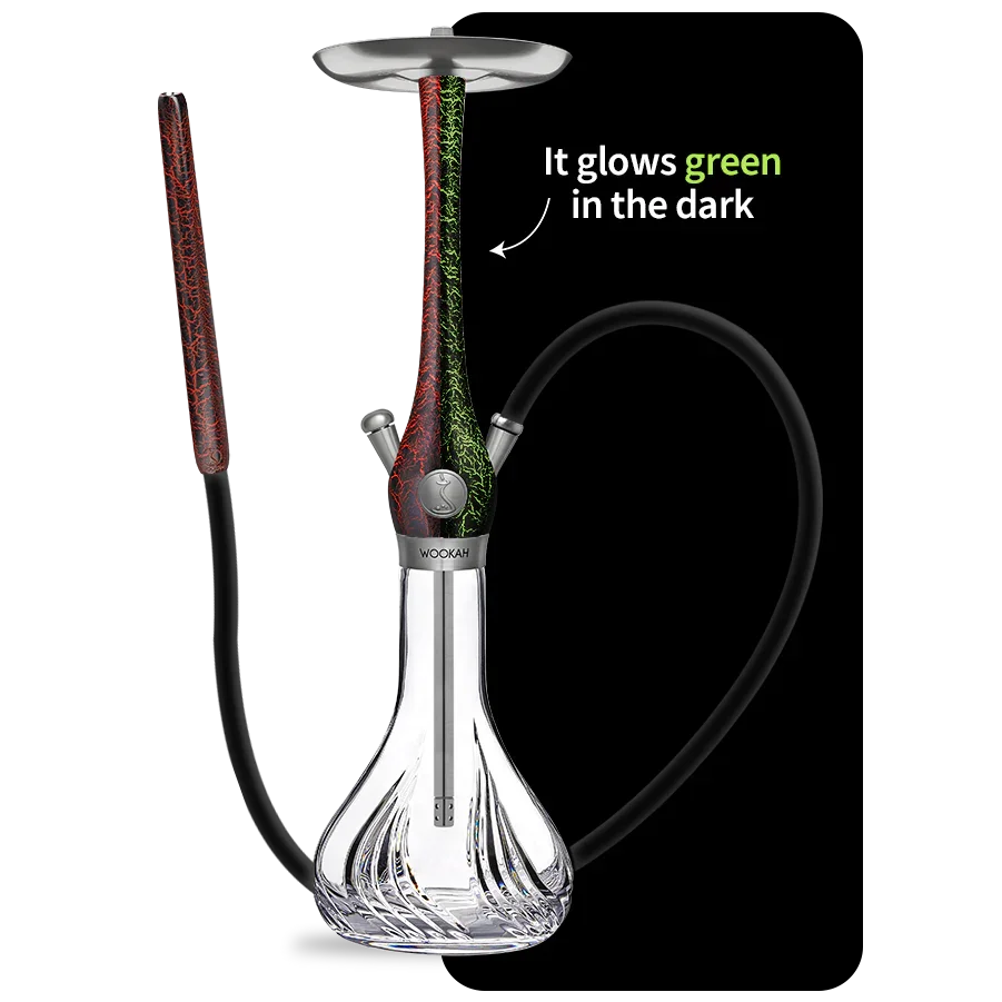 Wookah Lumi Red Mastercut Shisha (Glow in the Dark)