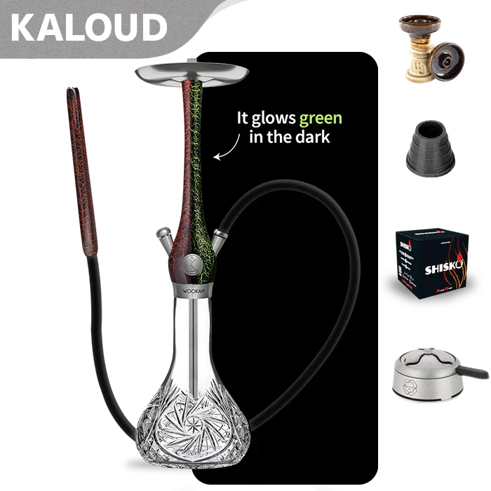 Wookah Lumi Red Mastercut Shisha (Glow in the Dark)