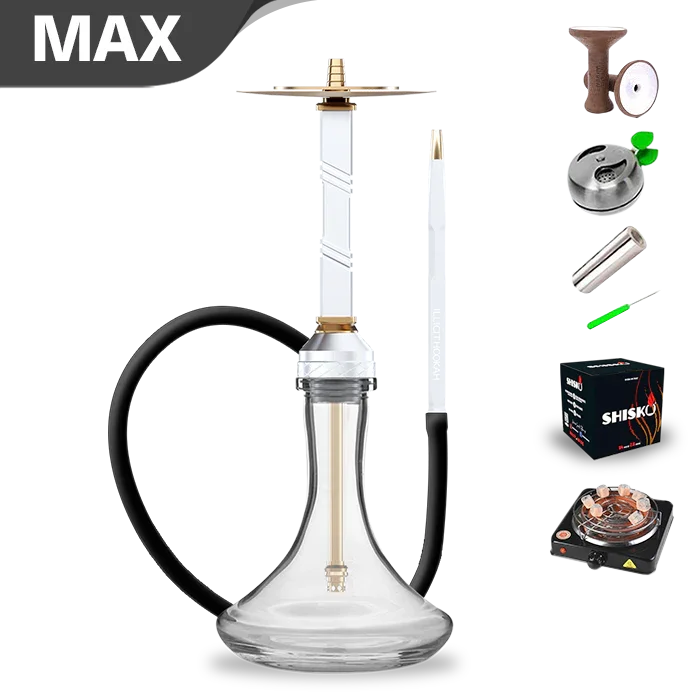 Illicit Hookah Model XI - Silver