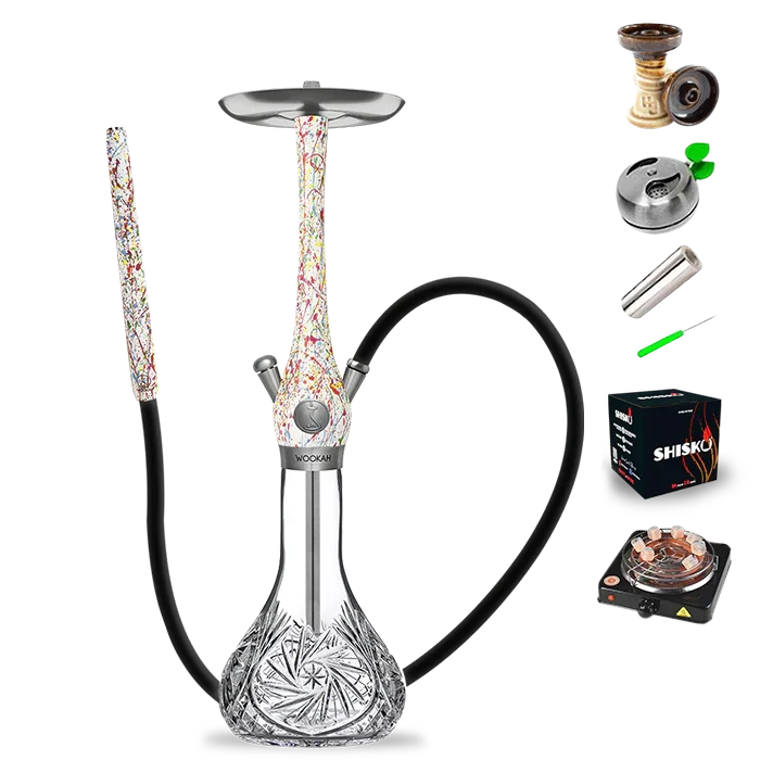 Wookah Abstract Mastercut Mill Hookah