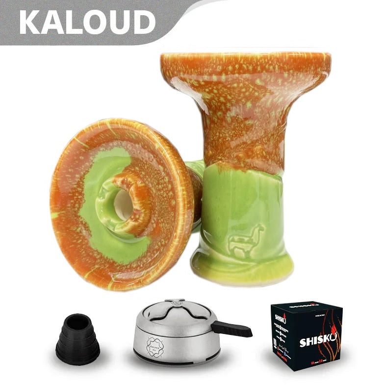 Alpaca Rook Kopf - Green Orange
