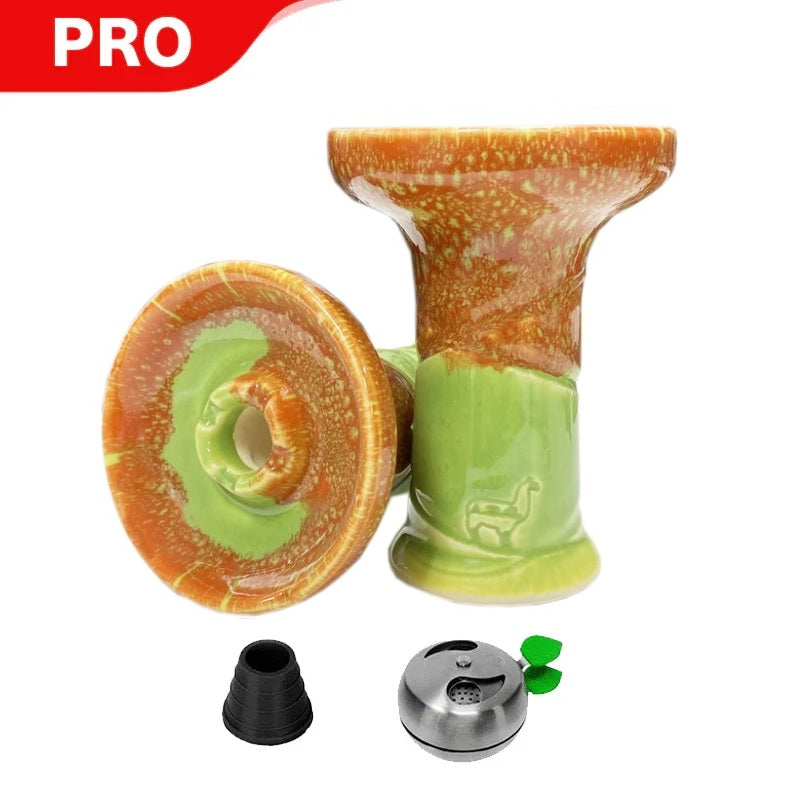 Alpaca Rook Kopf - Green Orange