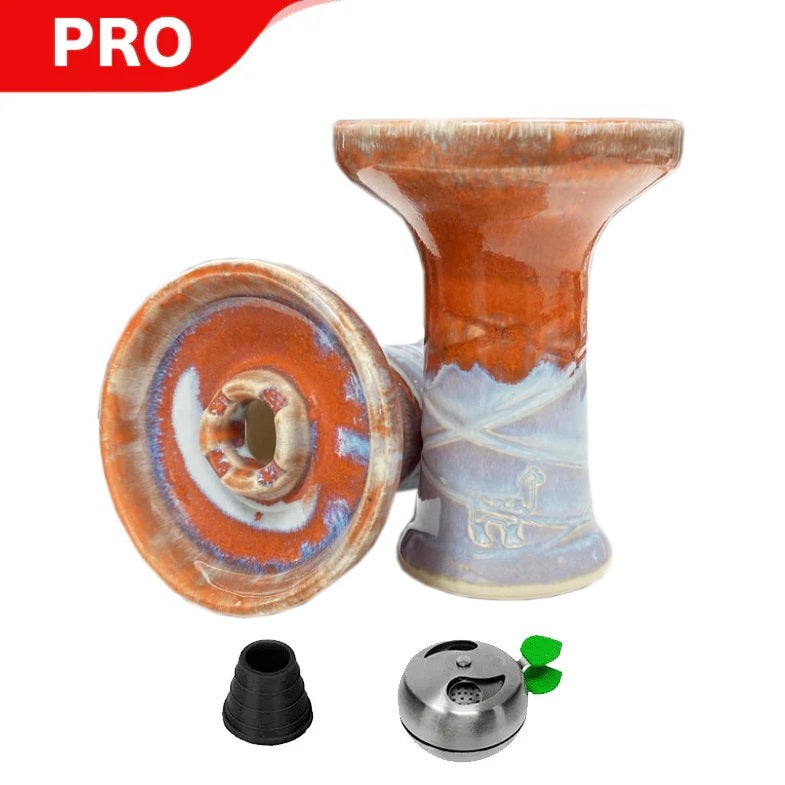 Alpaca Rook Kopf - Orange White