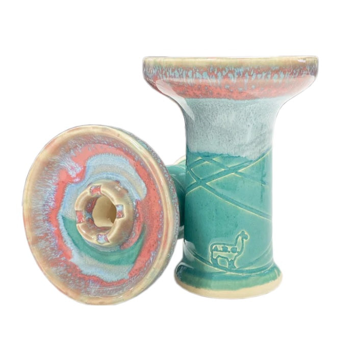 Alpaca Rook Bowl - Pink Skyblue