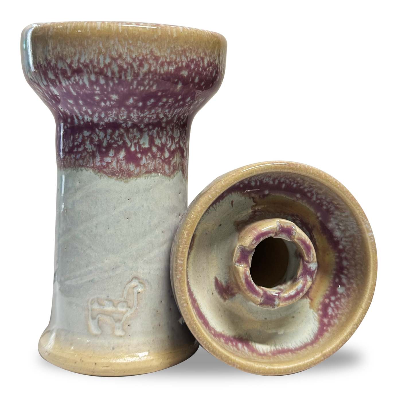 Alpaca Mini Rook Bowl - Purple White