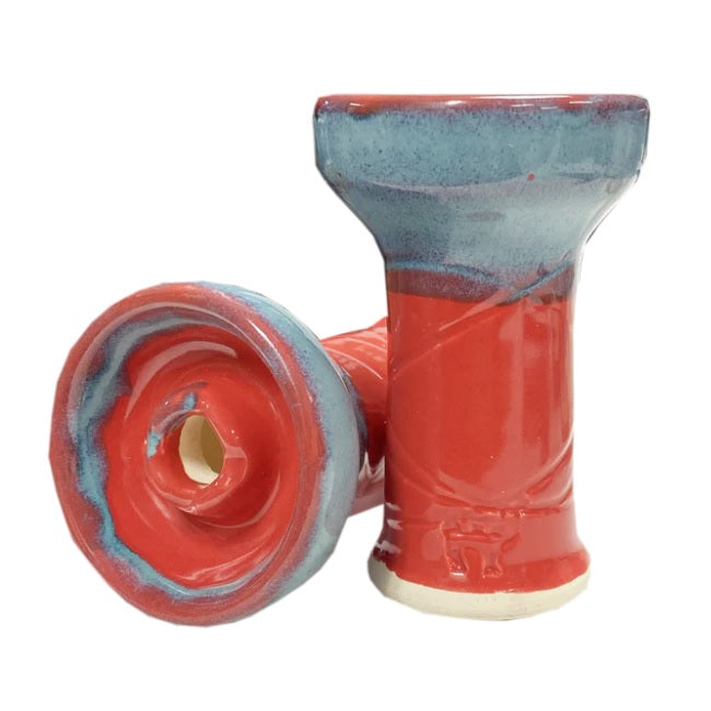 Alpaca Mini Rook Bowl - Blue Over Red