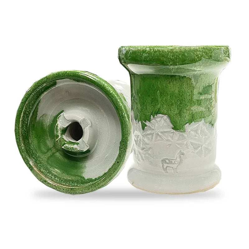 Alpaca Rook Thick Boyz Bowl - Slime White Snowflakes