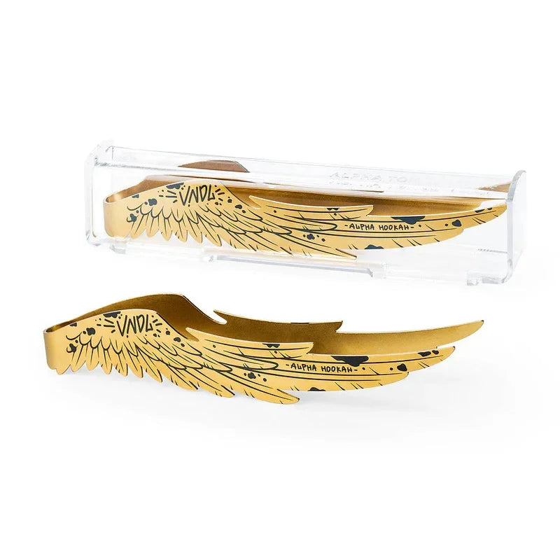 Alpha Hookah Wings Gold Tong