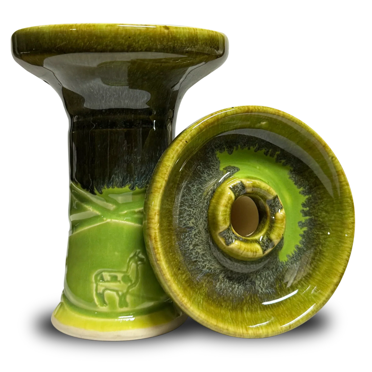 Alpaka Rook flache Schale 