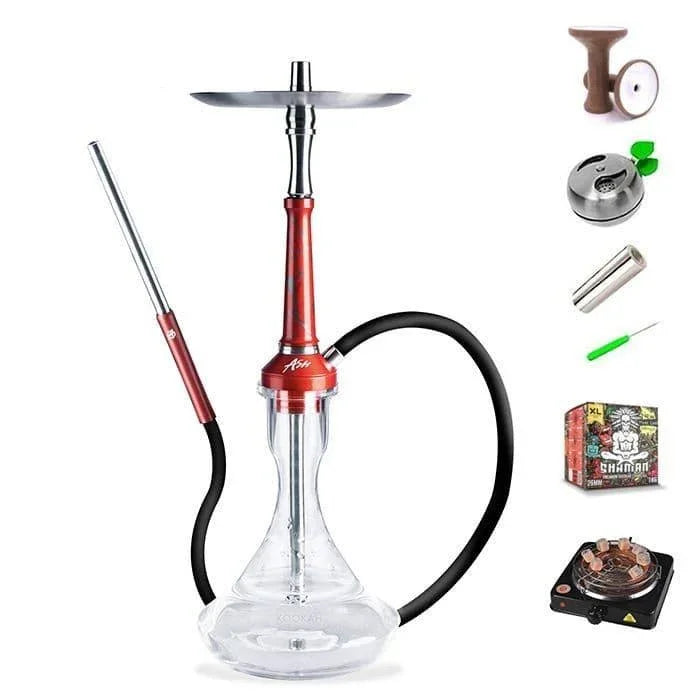 Ash Wood Atomic Shisha - Candy Red Splash