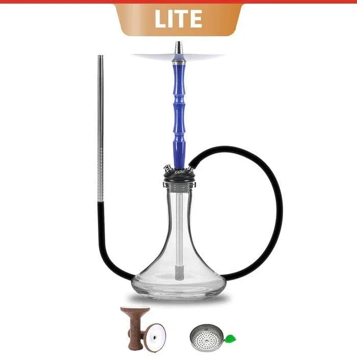 DSH Hookah Eco - Metallic Blau