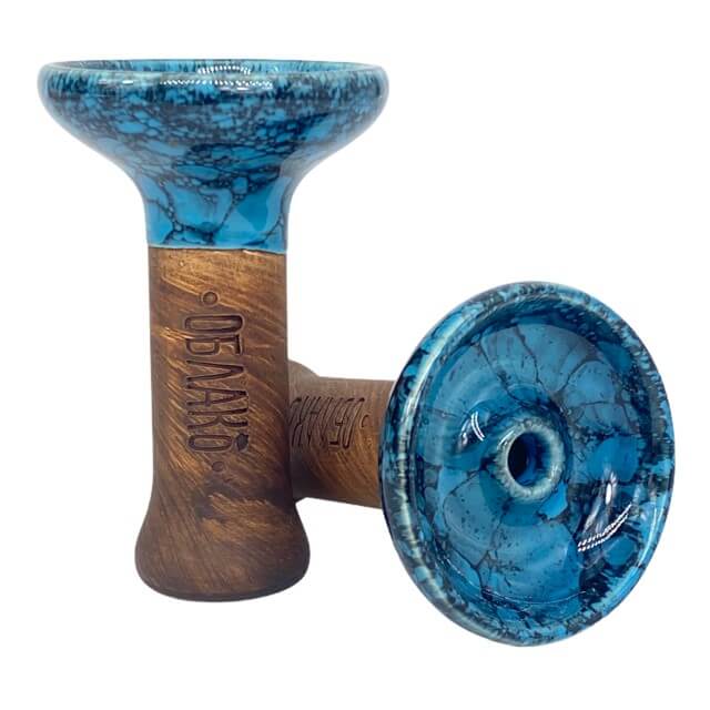 Oblako Phunnel M Glaze Bowl - Blue Marble