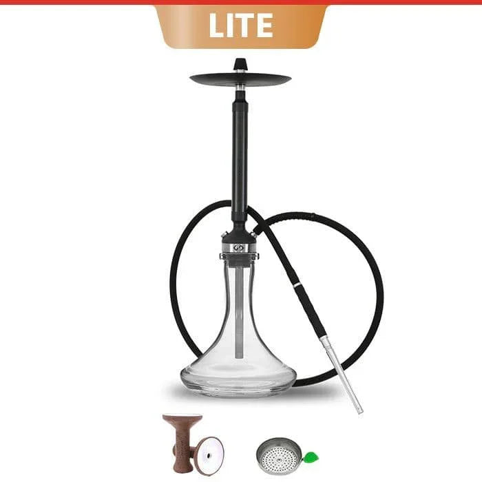 Konzeptionelles klares Shisha-Set