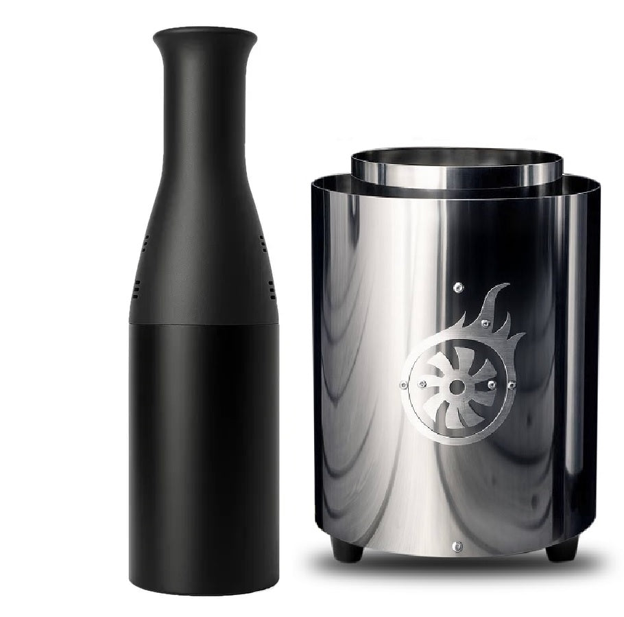 Coalcatcher with Shisha Turbine Neo Polished Stainless Steel