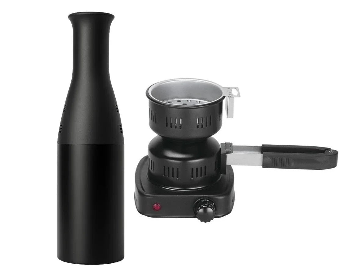 Coalcatcher with X2 Burner &amp; Charcoal