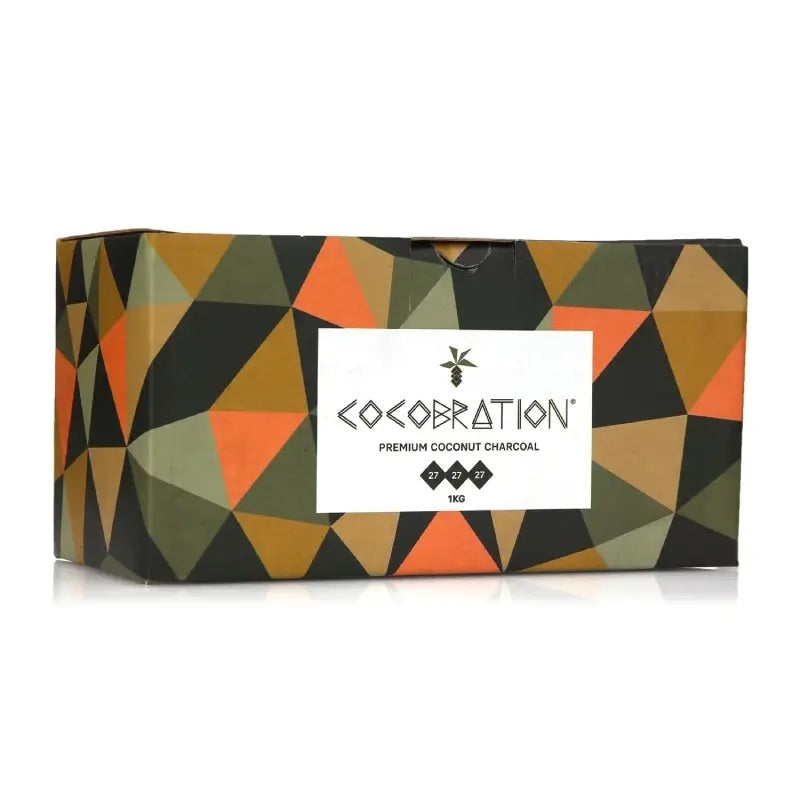 Cocobration Kokosnuss-Kohle 1kg 27mm