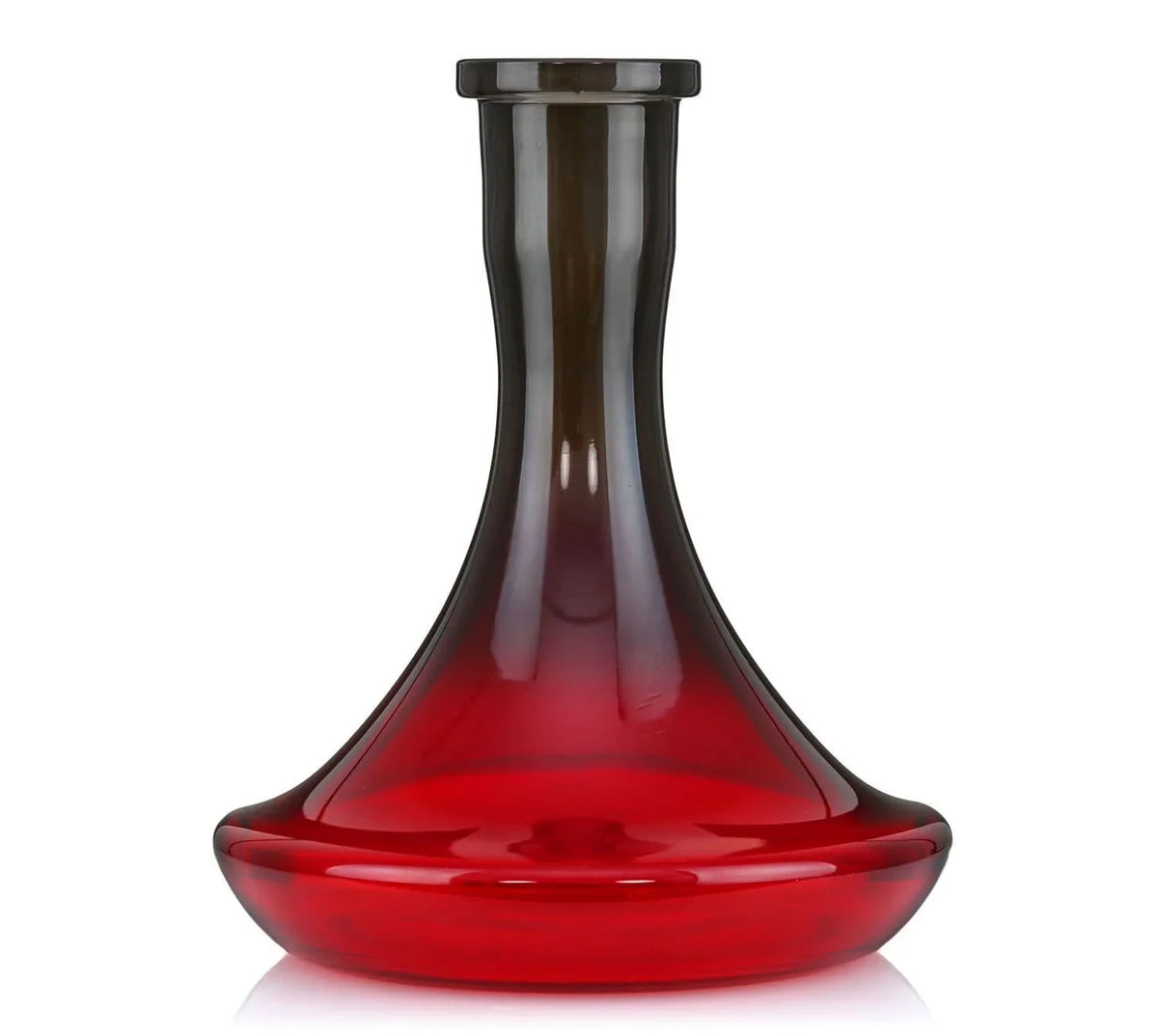 Russische Konus-Shisha-Base – Rot Rauchglas