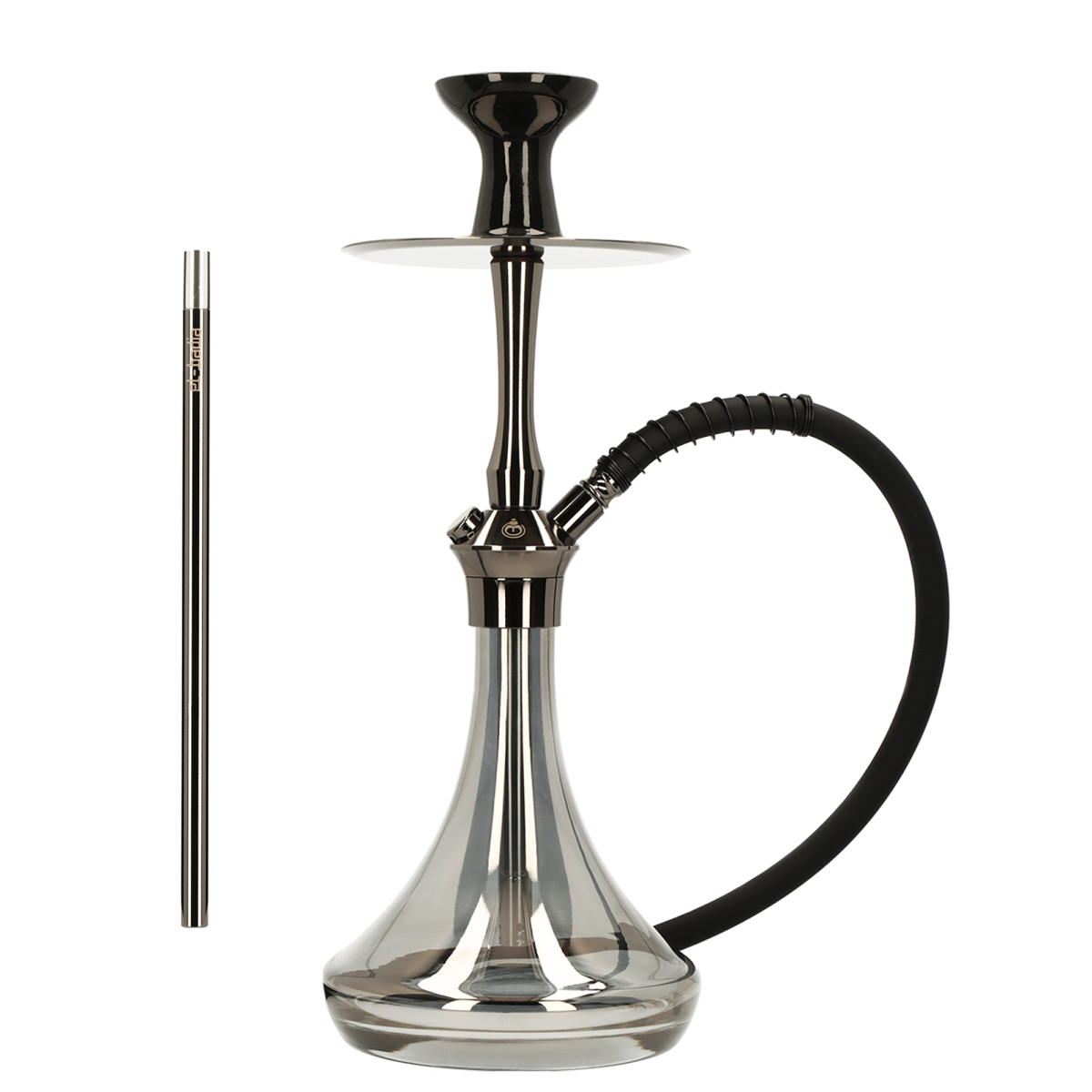 El-Badia C5 V2 Hookah - Shiny Carbon