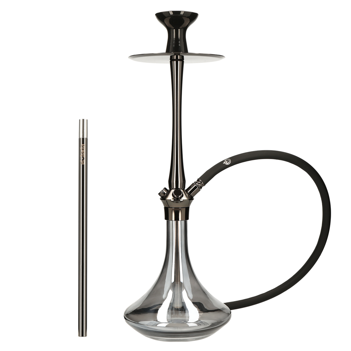 El-Badia C7 V2 Hookah - Shiny Carbon
