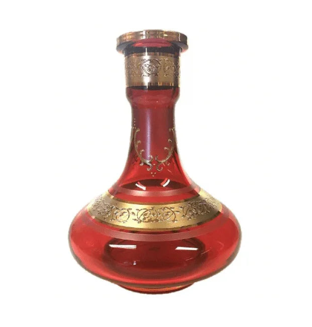 Egermann Nuwas Bohemian Crystal Base - Ruby Red