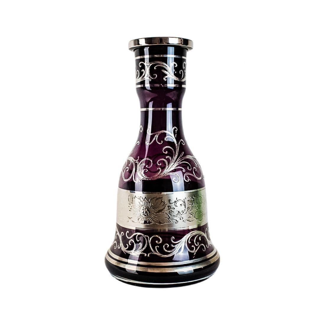 Egermann Yunan Platin Böhmischer Kristallfuß - Amethyst