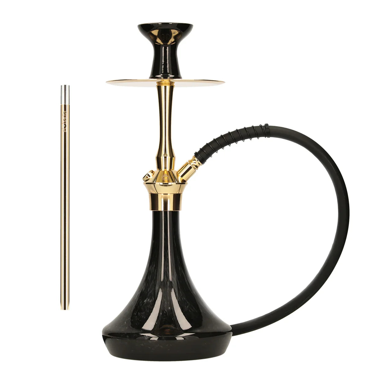 El-Badia C5 V2 Hookah - Shiny Gold