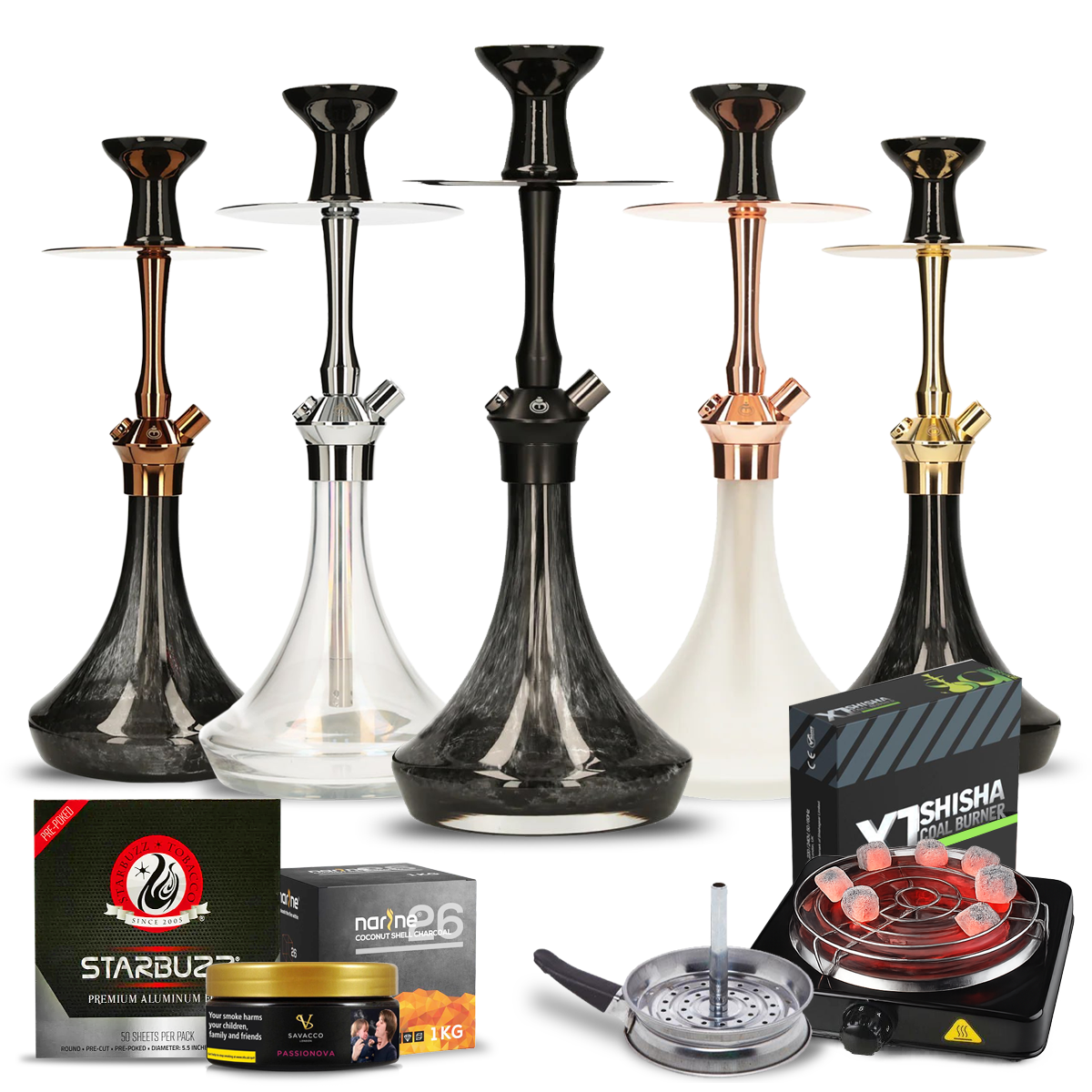 C5 V2 Hookah Starter Kit
