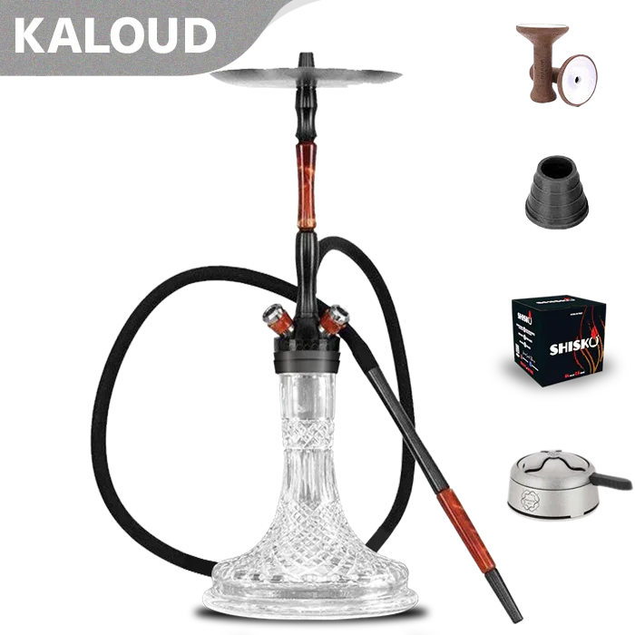 Union Hookah Fibonacci PVD-Graphit-Shisha-SET