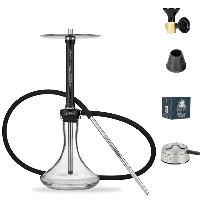 First Shisha Core Light Shisha-Set - Schwarz
