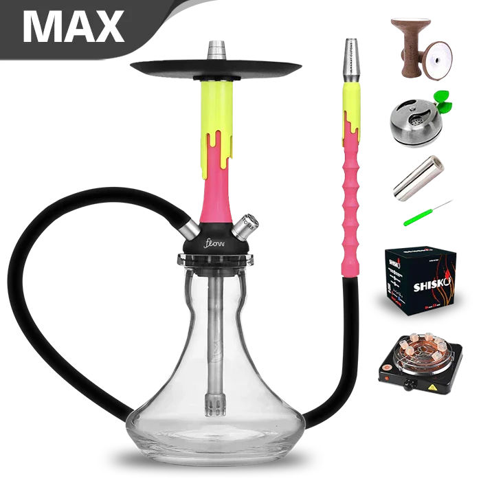 Mamay Customs Flow Shisha Set (Neon Unicorn)
