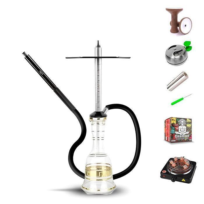 HJ SAOCCA Wasserpfeife mit Bohemian Base Shisha Set