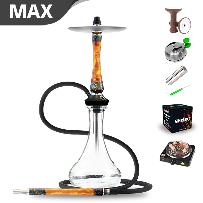 Union Hookah Sleek V2 - Hybrid Black Gold